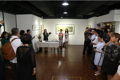 丹青傳韻 愛新覺羅文嘉、恒錦宮廷畫展在港舉辦 共促文化藝術交融